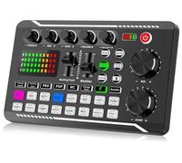 Consolle DJ, Podcast del mixer audio della scheda audio dal vivo F998, commutatore di voce for la scheda degli effetti sonori for microfono