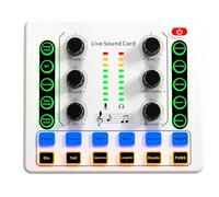 Consolle DJ, Scheda audio live M8 Scheda audio Mixer scheda effetti sonori for trasmissione dal vivo, brani K, registrazione dal vivo, KTV domestica