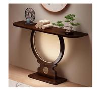 Consolle In Legno Con Luci A LED, Tavoli Da Ingresso Stretti E Lunghi Tavolino D'accento Tavolo Per Offerte In Stile Cinese Per Soggiorno, Corridoio E Ingresso(100x28x78cm)