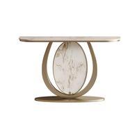 STCERY Consolle Ingresso, Tavolino sottile consolle, Tavolino da divano moderno e stretto, Tavolo con accenti rustici, Salvaspazio, per Ingresso, Soggiorno, Corridoio(Gold)