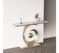 Consolle moderna e minimalista da posizionare dietro il divano,Base in metallo;può essere posizionato un o nell'ingresso,Adatto a ingresso,soggiorno camera letto(D,120*30*80cm/47.2*11.8*31.5in)