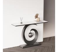 Consolle moderna e minimalista da posizionare dietro il divano,Base in metallo;può essere posizionato un o nell'ingresso,Adatto a ingresso,soggiorno camera letto(A,100*30*80cm/39.4*11.8*31.5in)