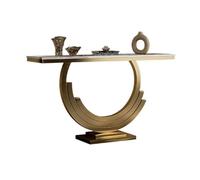 Consolle moderna in marmo con base in metallo for ingresso e soggiorno(M)