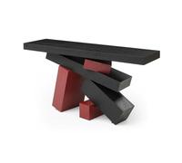 Consolle moderna stretta in legno for ingresso, divano, corridoio, foyer