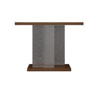 Consolle moderna stretta in legno for ingresso, divano, scrivania e TV(Brown)