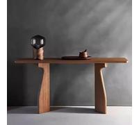 Consolle per divano, consolle stretta, moderna consolle sottile in legno massello - ingresso, soggiorno, dietro divano, ingresso corridoio, tavolino stretto - elegante e funzionale Furni