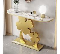 Consolle per divano, consolle stretta, tavolo consolle, tavolo da corridoio per fattoria, tavolo moderno con base geometrica, moderno tavolo stretto per ingresso, corridoio, ingresso, L