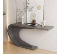 Consolle per divano, consolle, tavolo da ingresso, corridoio, con ripiani portaoggetti, tavolo decorativo per corridoio, tavolo d'accento moderno, per soggiorno, corridoio, ufficio (grigio)
