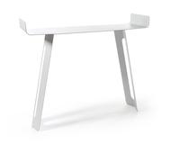 consolle per ingresso moderna tibet Bianco marmo in Ferro 110x35x85hcm