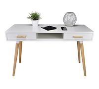 Consolle scrivania per cameretta e Ufficio in Stile Nordico Colore Bianco