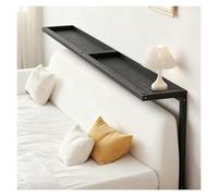 Consolle stretta dietro il divano 2 Pezzi Tavolino Nero Dietro Divano, Altezza 100 cm, Tavolini in Acciaio Al Carbonio, Consolle D'ingresso per Ingresso, Corridoio(100x20x100cm/39.4x7.9x39.4in)