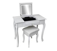 CONSOLLE TOP SPECCHIO SGABELLO Tolette TAVOLO TRUCCO Toletta Make Up 804074 cm