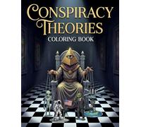 Conspiracy Theories Coloring Book: Satirical Illustrations with Descriptions for Teens & Adults. Featuring NWO, Flat Earth, Aliens, Chemtrails & The Illuminati. A Funny Gag Gift for Stress Relief