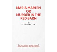 Constance Cox Maria Marten (Tascabile) Acting Edition S.