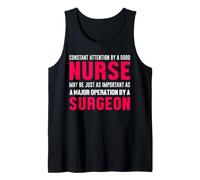 Constant Attention By A Good Nurse Surgeon Nursing Nurses Canotta