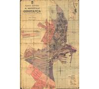 Constanta Romania Map Journal: Vintage Map Notebook