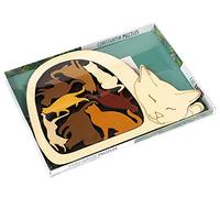 Constantin C5069 Cat basket puzzle, naturale