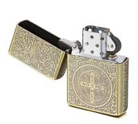 Constantine Accendino a benzina VVAY in ottone - fornito senza benzina