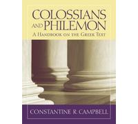 Constantine R. Campbell Colossians and Philemon (Tascabile)