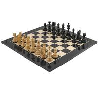 Constantine Series - Set di scacchi in ebano, misura King, 11,4 cm, tavola da 59,9 cm
