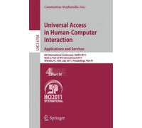 Constantine Ste Universal Access in Human-Computer Interaction. Appl (Tascabile)