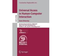 Constantine Ste Universal Access in Human-Computer Interaction. User (Tascabile)