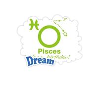 Constellation Fate Birthday Festeggiation Pisces Adesivi Citazione Sogno Decalcomanie in Vinile
