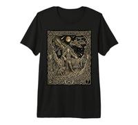 Constellation Vampyre Tarocchi Carta Gotica Maglietta Premium