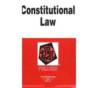 Constitutional Law in a Nutshell - [Thomson Reuters]