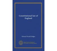 Constitutional law of England