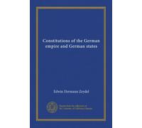 Constitutions of the German empire and German states