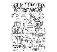 Construction Colouring Book