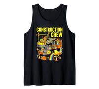 Construction Crew Dinosauro Rainbow Lollipop Kids Boy Fun Canotta