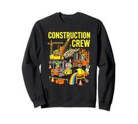 Construction Crew Dinosauro Rainbow Lollipop Kids Boy Fun Felpa