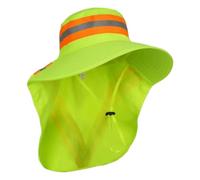 Construction Hat with Neck Flap Breathable Shield hats neck flap sun