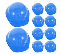 Construction Hats, 10PCS Mini Safe Cake Top Helmets, PP Hard Hats for Small Animals and Kids, Construction-Themed Parties, 1.57x1.46x1.18 Inches