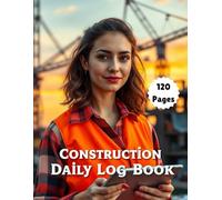 Construction Project Logbook | Worksite Report & Task Planner: 120 Pages to Record Daily Tasks, Crew Details & Equipment Logs