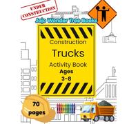 Construction Trucks Activity Book for Kids Ages 3-8: Word and Picture Searches, Coloring, Tracing & Fun Learning Games for Preschool & Early Learners: ... Coloring, Word Search, and Handwriting