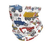 Construction Trucks Sciarpa al Collo Multiuso Sciarpa A Mezza Faccia Elastico Bandana per Campeggio Yoga Estivo 30X26Cm
