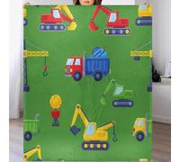 Construction Vehicles Cartoon Coperta Plaid Calda Coperta Flanella Spessa Copertas Pelosa Per Matrimoniale Divano Autunnale L