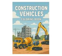 Construction Vehicles / Coloring Book