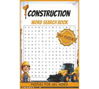 Construction Word Search Puzzle Book: Word Searches with Easy Read Print about Construction, Building, Engineering and More | 6x9 inches, 110 pages | 50+ Puzzles