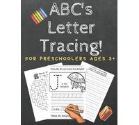 Constructive Kidz Publishi ABC's Letter Tracing For Preschoolers Ag (Tascabile)