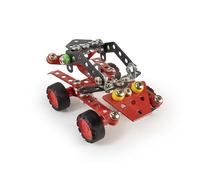 Constructor Explorer - Set di Costruzione in Metallo, 142 Pezzi, per Auto da Montare per Bambini a Partire da 8 Anni