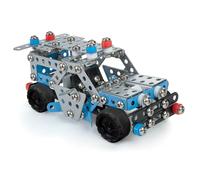 Constructor Police Patrol Car - Set di costruzione in metallo - 302 pezzi - Auto della polizia da assemblare - Set STEM da 8 anni