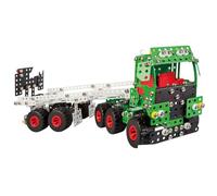 Constructor Pro Super Truck - Set di costruzione in metallo - 867 pezzi - Camion gigante 10 in 1 da assemblare - Cofanetto esperto da 8 anni