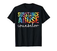 Consulente per abuso di Sostanze Ritorno a Scuola Tie Dye Maglietta