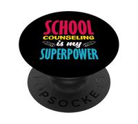Consulente scolastico Counseling è il mio superpotere PopSockets PopGrip Adesivo
