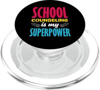Consulente scolastico Counseling è il mio superpotere PopSockets PopGrip per MagSafe