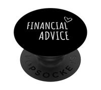 Consulenza finanziaria Amante Uomini Donne Soldi Ricchezza Budget Investire PopSockets PopGrip Adesivo